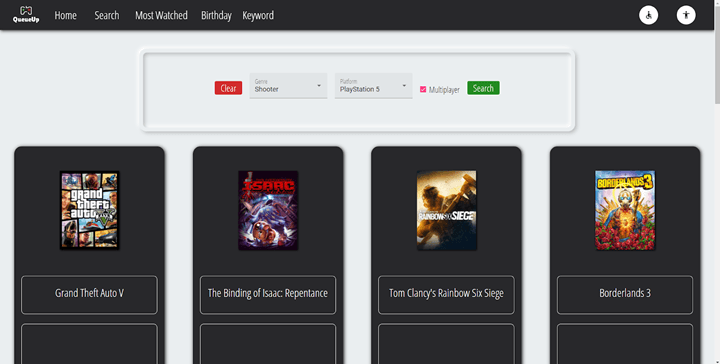 QueueUp logo or mockup